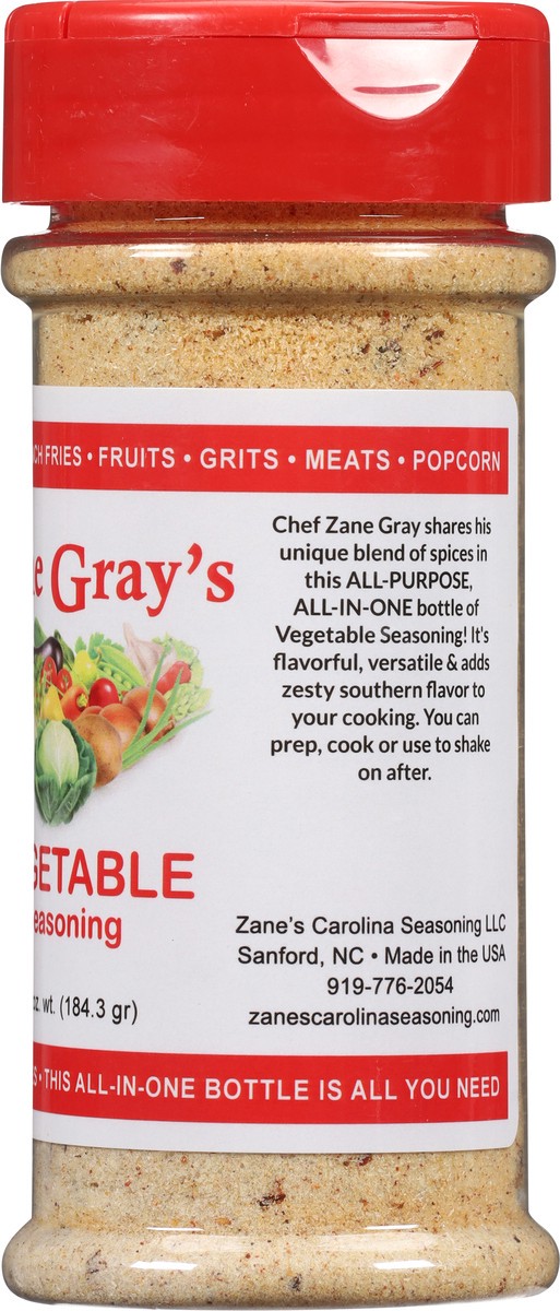 slide 9 of 14, Zane Gray's Vegetable Seasoning 6.5 oz, 6.5 oz