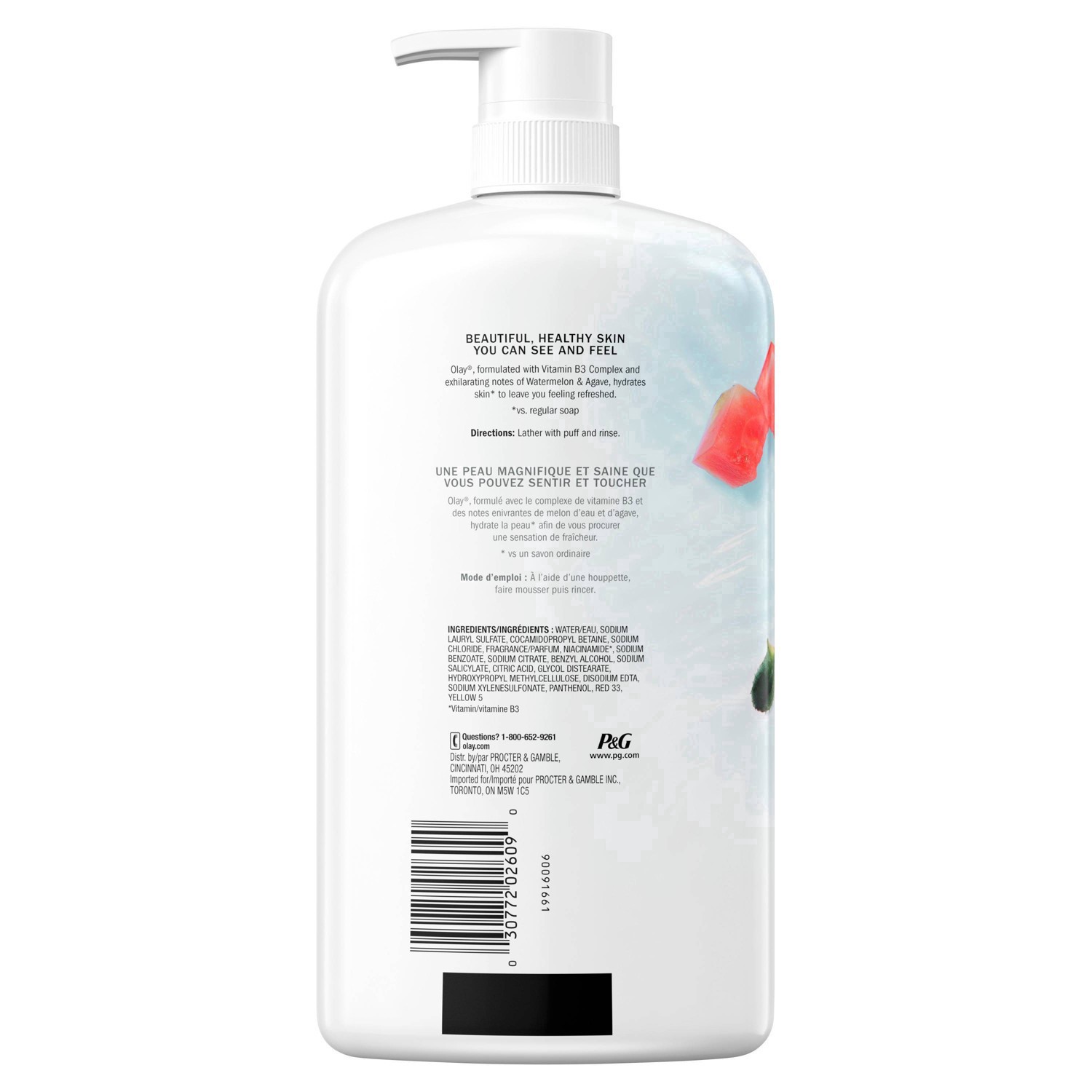 slide 24 of 31, Olay Fresh Outlast Notes of Watermelon & Agave Body Wash - 30 fl oz, 30 fl oz