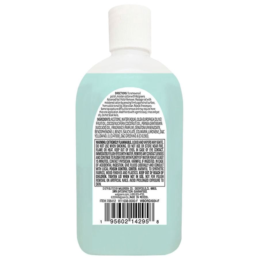 slide 2 of 4, Walgreens Advanced Nail Polish Remover, 10 fl oz