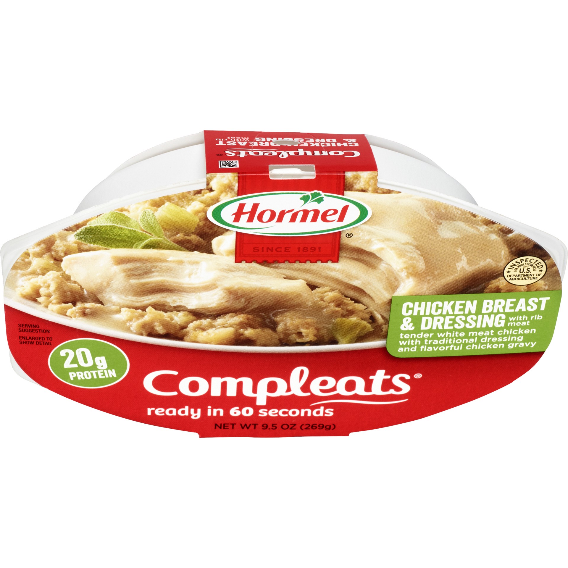 slide 1 of 6, Hormel Compleat Chicken & Dresng, 9.5 oz