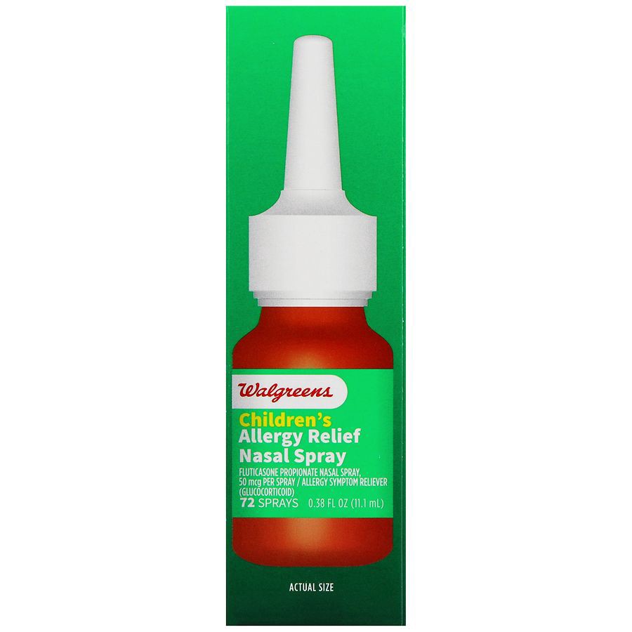 slide 3 of 5, Walgreens Children's Allergy Relief Fluticasone Propionate Nasal Spray, 0.38 fl oz