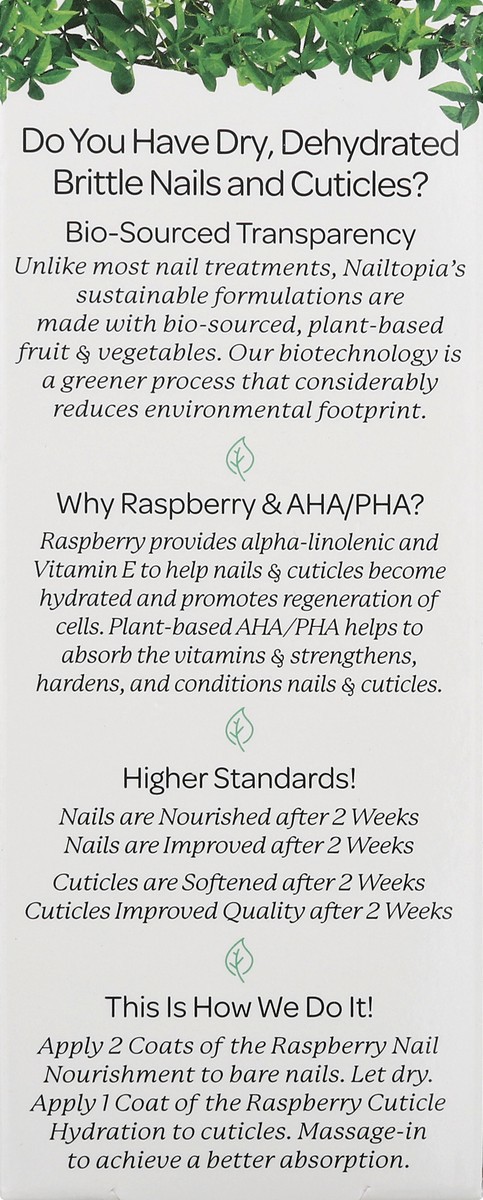 slide 9 of 9, Nailtopia Raspberry Nourished Kit 1 ea, 1 ct