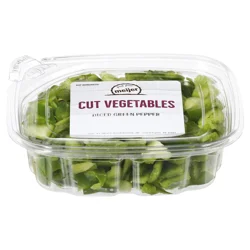 Fresh from Meijer Diced Green Pepper, 7 oz