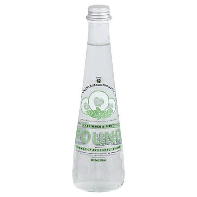slide 1 of 1, FOUND Cucumber & Mint Infused Sparkling Water, 11.2 oz