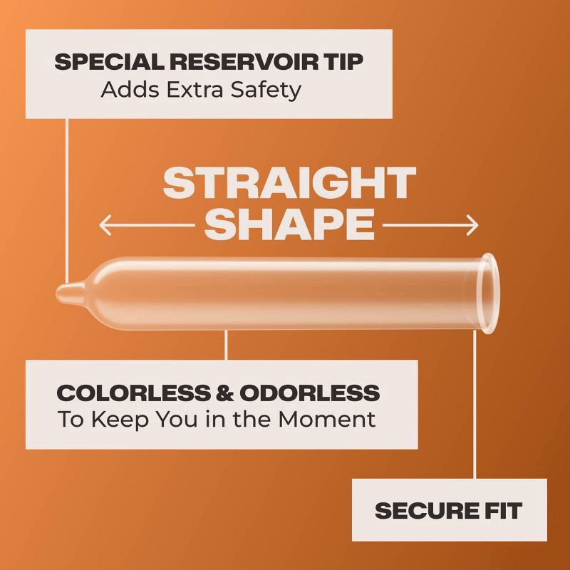 slide 3 of 9, Trojan G.O.A.T. Latex-Free Lubricated Condoms for Men, Patent Pending Ultra Flex Non-Latex Material, Soft, Strong, Odorless & Colorless, 10 Count, 10 ct