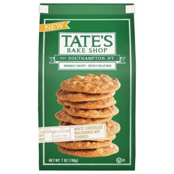 Tate's Bake Shop White Chocolate Macadamia Nut Cookies, 7 Oz
