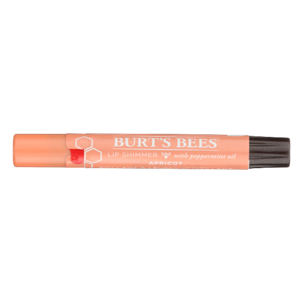 slide 1 of 4, Burt's Bees Apricot Lip Shimmer, 0.09 oz