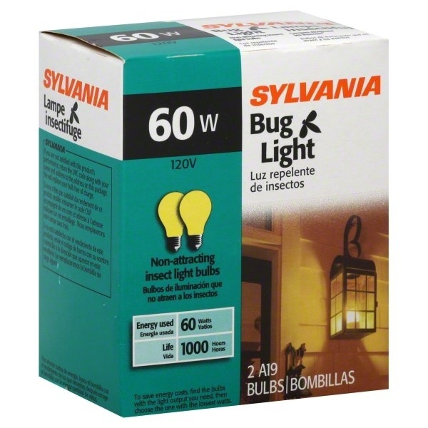 slide 1 of 1, Sylvania Bug Light Light Bulbs, 60 W, 1 ct