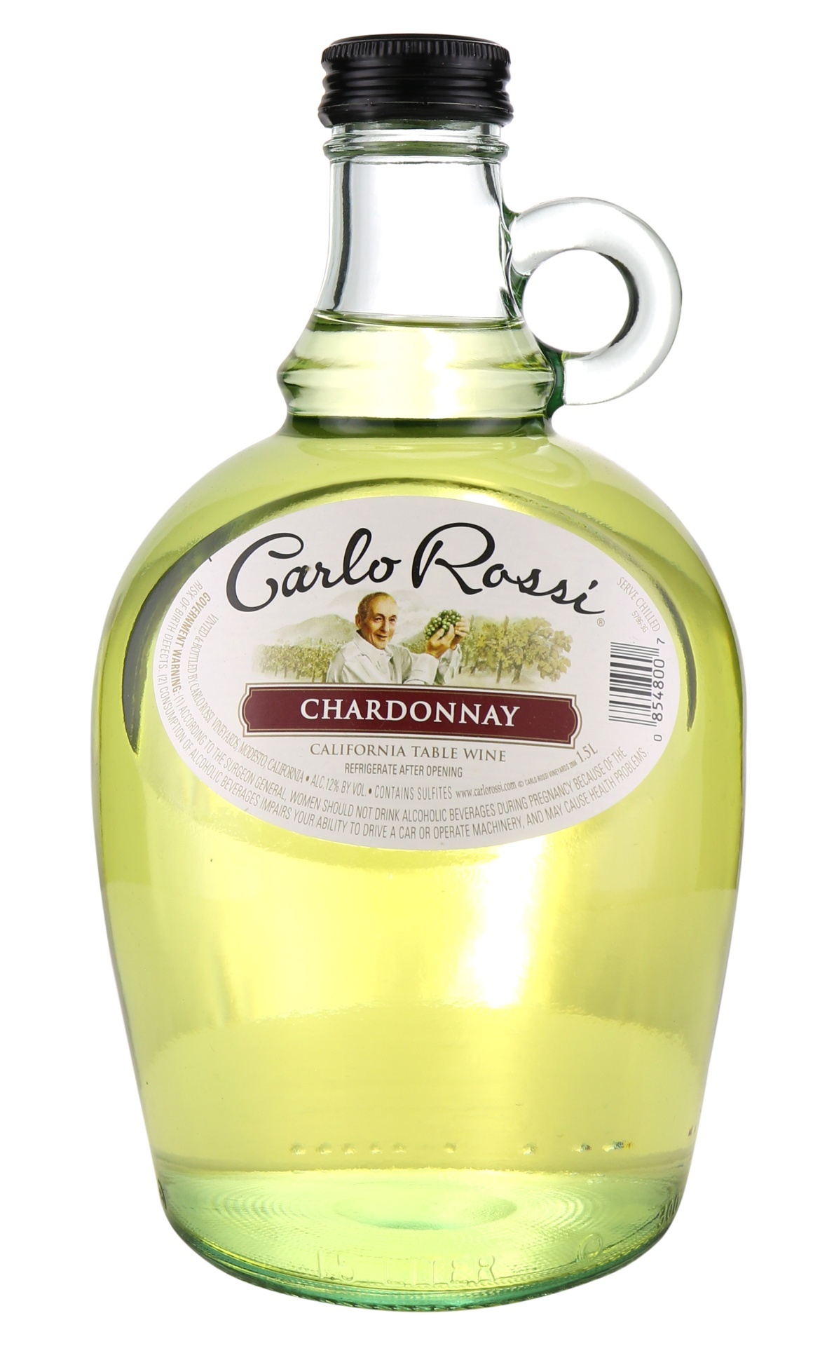 slide 1 of 1, Carlo Rossi Chardonnay California Table Wine, 1.5 liter