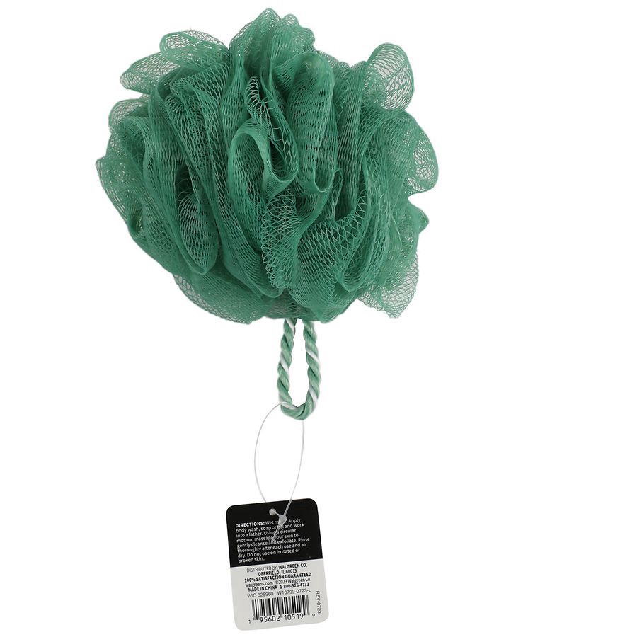 slide 3 of 3, Walgreens Mesh Bath Sponge, 1 ct