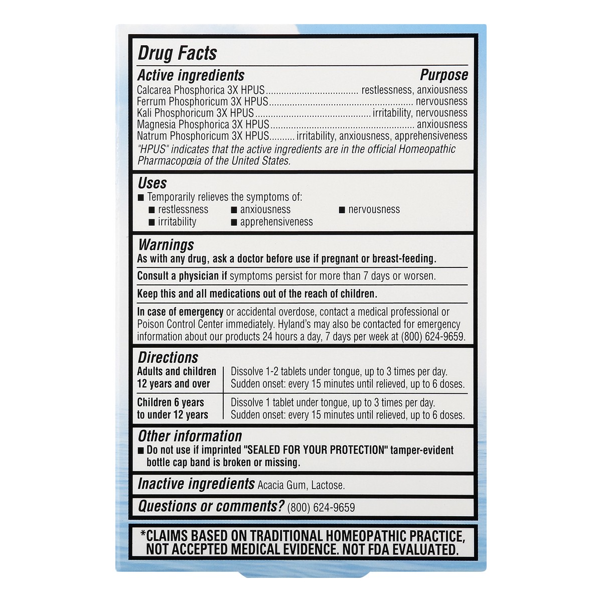 slide 14 of 14, Hyland's Quick-Dissolving Tablets Nerve Tonic 50 ea, 50 ct