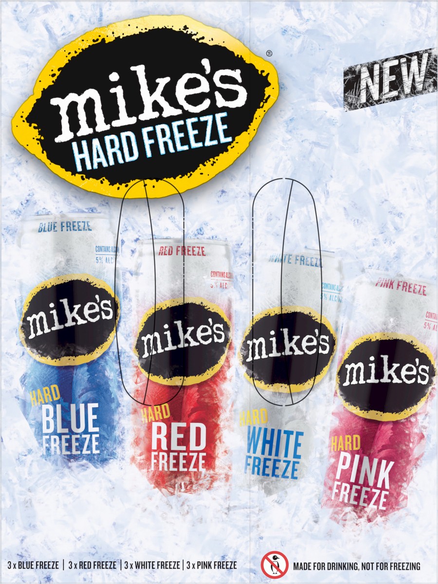 slide 7 of 7, Mike's Hard Freeze Variety 12pk, 12 ct; 12 fl oz