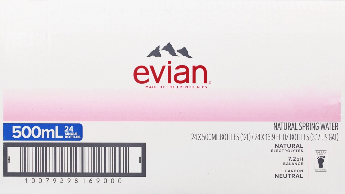 slide 4 of 9, Evian Natural Spring Water - 24 ct, 24 ct