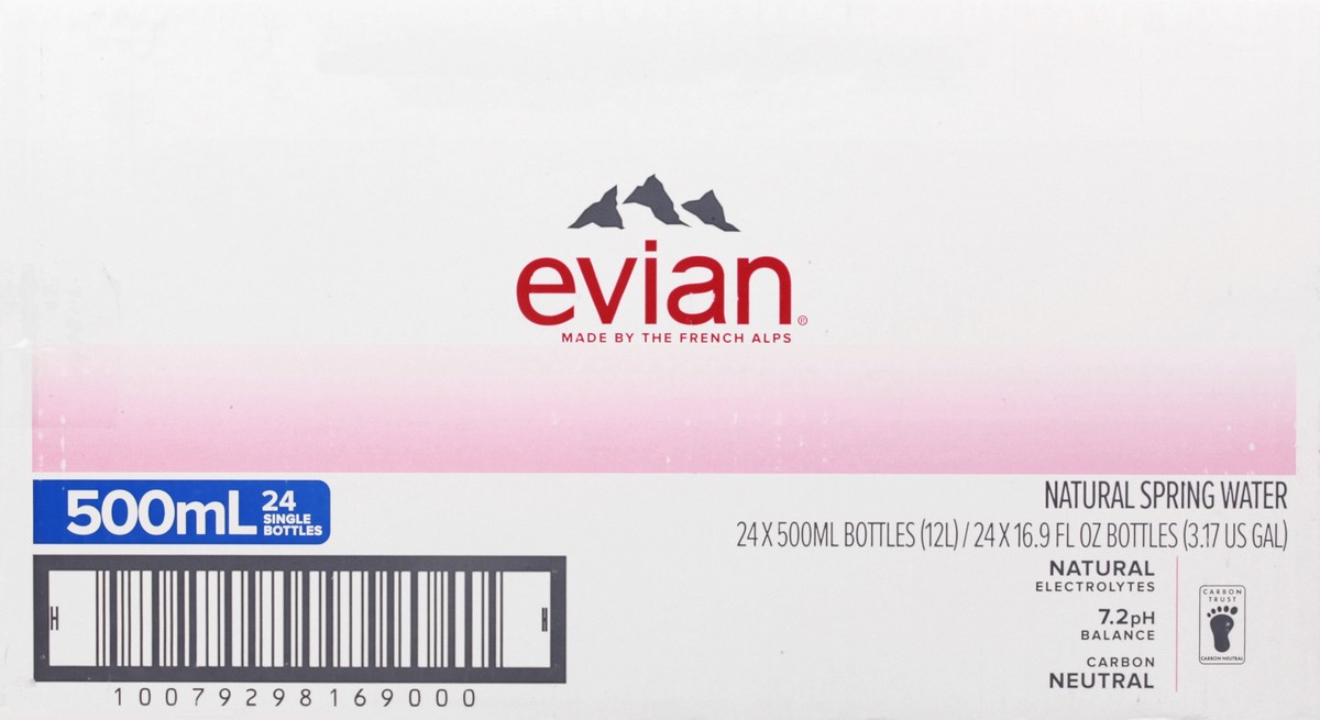 slide 9 of 9, Evian Natural Spring Water - 24 ct, 24 ct