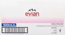 evian Natural Spring Water 24 ea