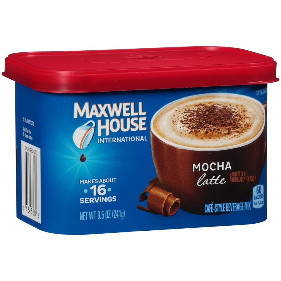 Maxwell House International Mocha Latte Cafe-Style Beverage Mix 8.5 oz ...