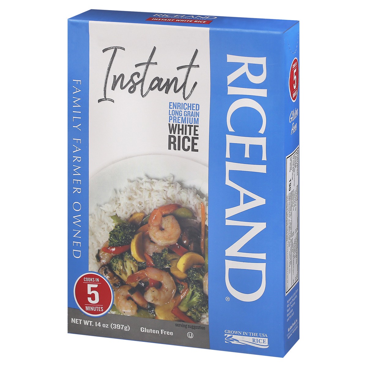 slide 3 of 9, Riceland Instant White Rice, 14 oz