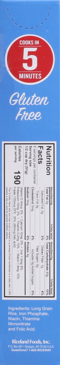 slide 8 of 9, Riceland Instant White Rice, 14 oz