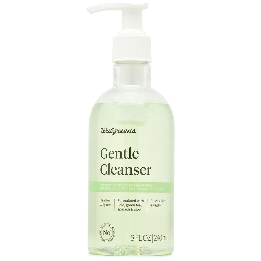 slide 1 of 4, Walgreens Gentle Cleanser, 8 fl oz