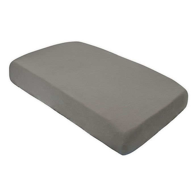 slide 1 of 2, Marmalade Cotton Jersey Cradle Sheet - Grey, 1 ct