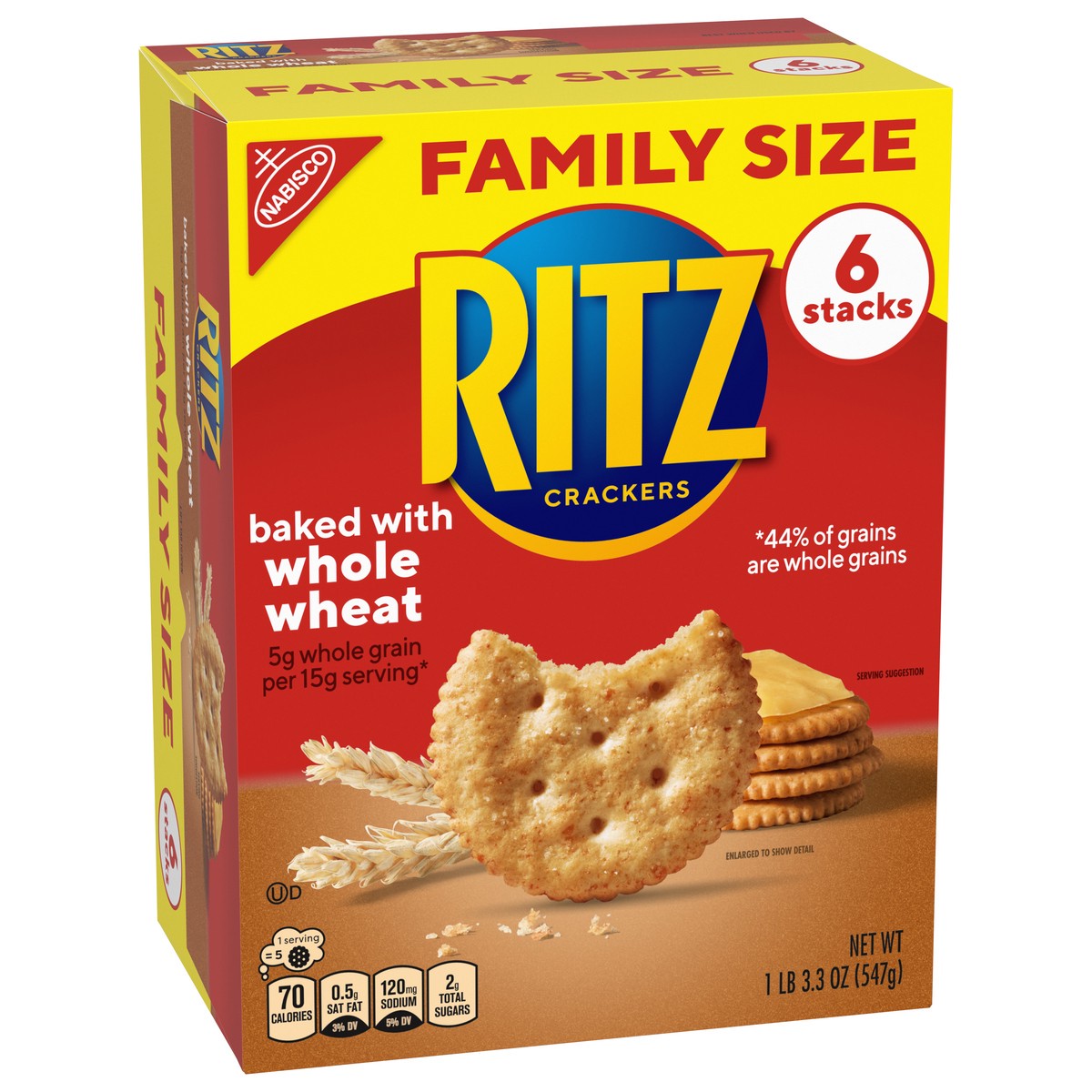 slide 2 of 9, Ritz Crackers Family Size 6 ea, 6 ct