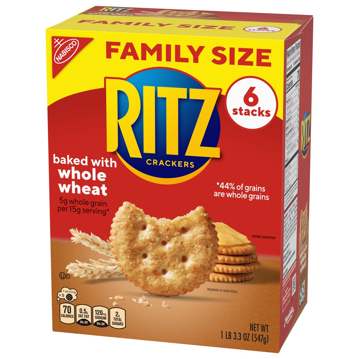 slide 3 of 9, Ritz Crackers Family Size 6 ea, 6 ct