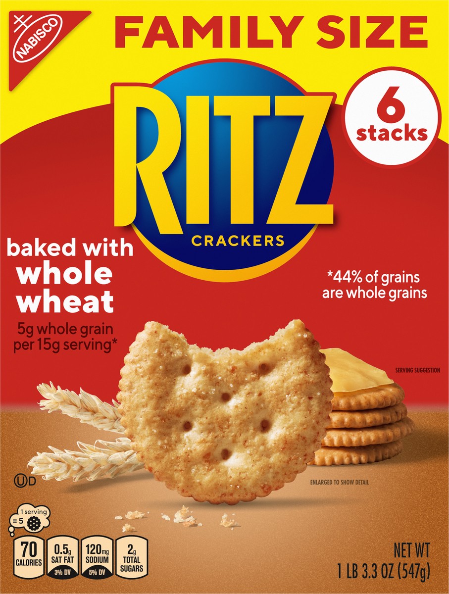 slide 6 of 9, Ritz Crackers Family Size 6 ea, 6 ct