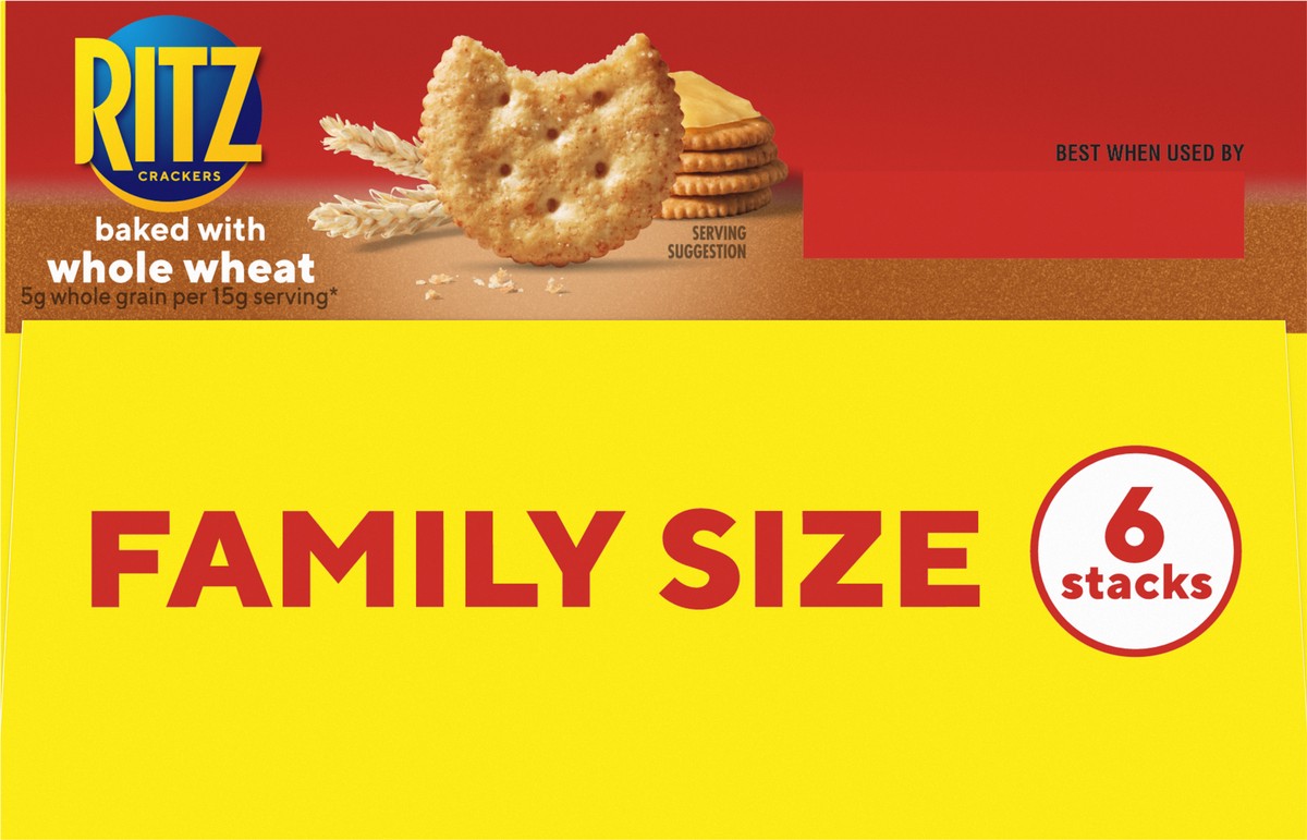 slide 9 of 9, Ritz Crackers Family Size 6 ea, 6 ct