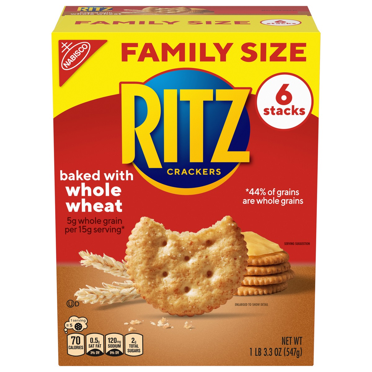 slide 1 of 9, Ritz Crackers Family Size 6 ea, 6 ct