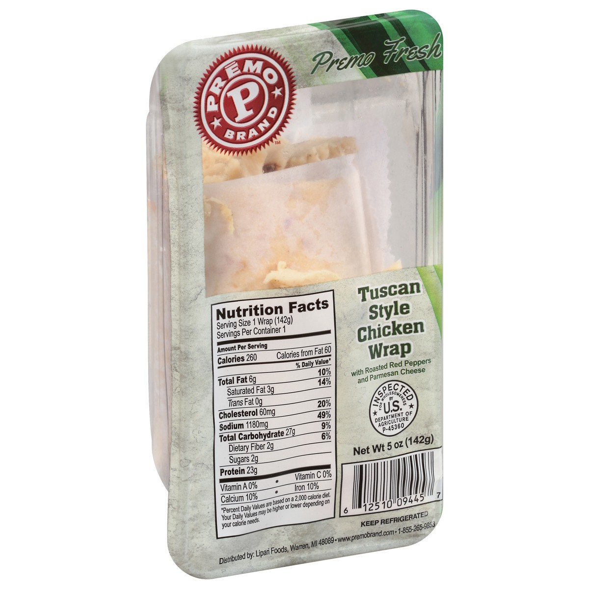 slide 3 of 13, Premo Wrap Tuscan Chicken 5 Oz, 5 oz