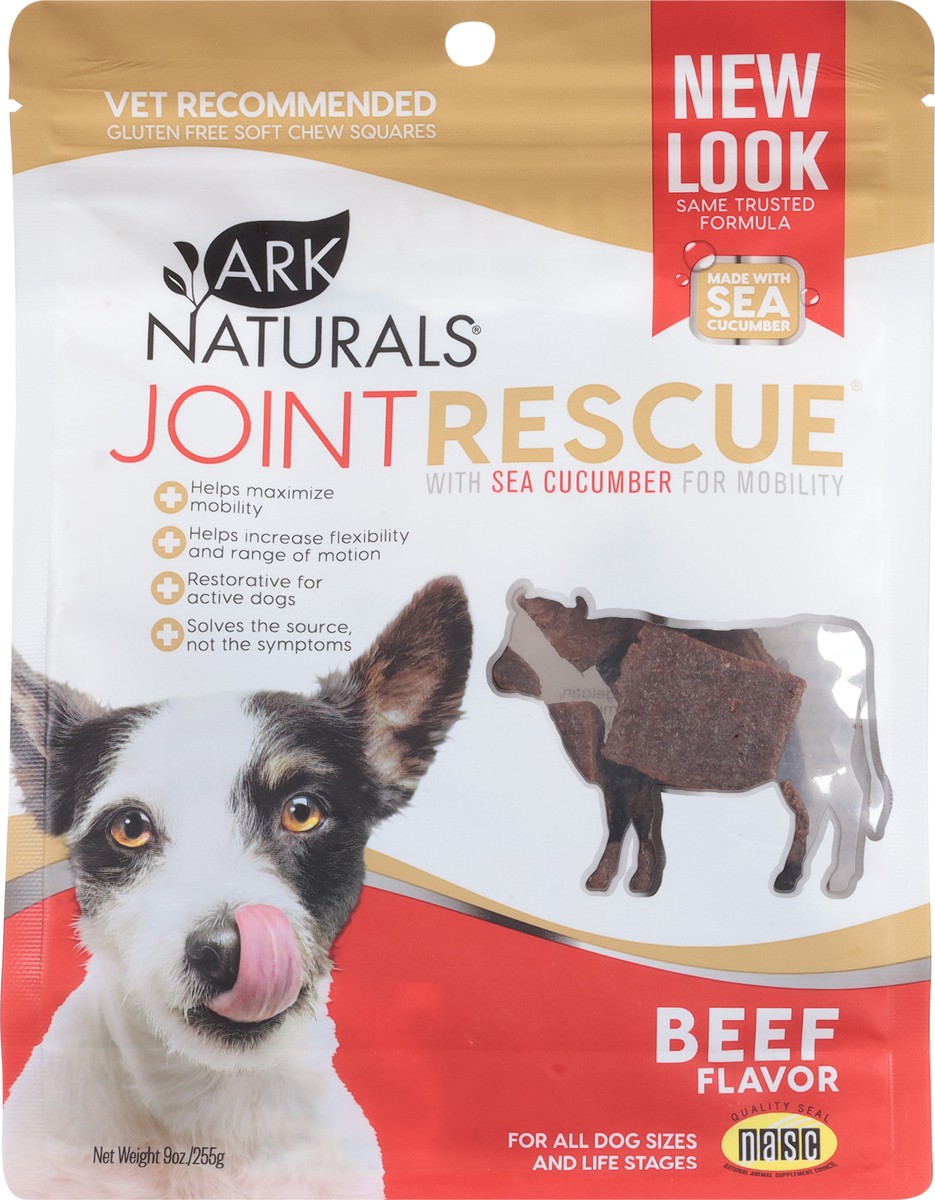 slide 6 of 13, Ark Naturals Joint Rescue Gluten Free Beef Flavor Chew Squares 9 oz, 9 oz