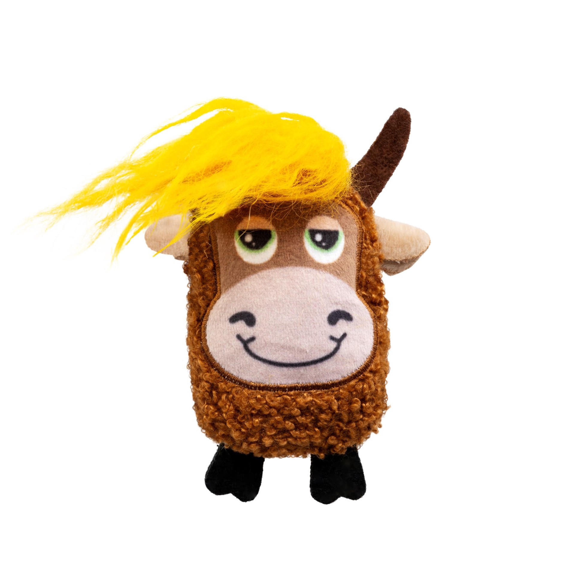 slide 1 of 1, KONG Bulk Scrattles Highland Cow Cat Toy Assorted, 1 ct