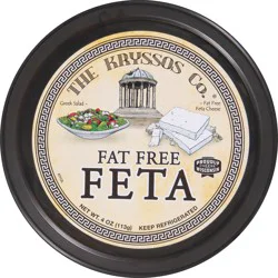 Kryssos Feta Cheese, Crumbled, Fat Free - 4 oz