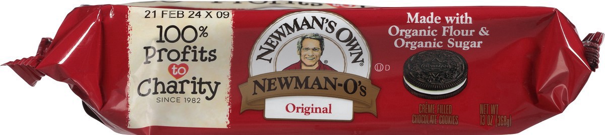 slide 10 of 12, Newman's Own Choc Vanilla Creme Cookie, 13 oz