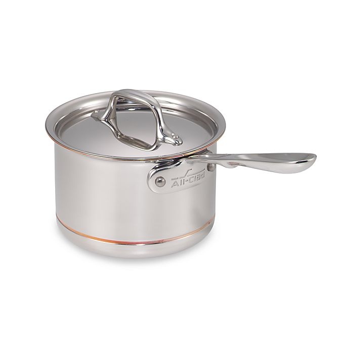 slide 1 of 1, All-Clad Copper Core Saucepan, 2 qt