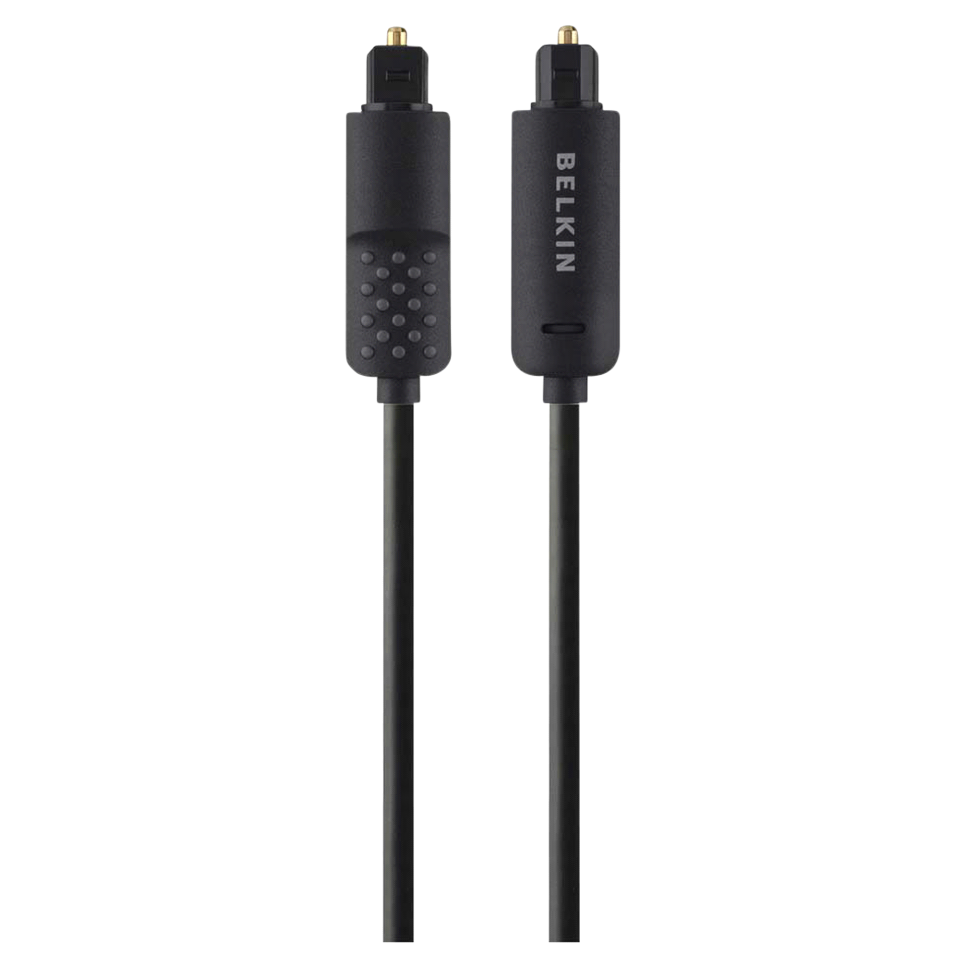 slide 1 of 1, Belkin AV10091BT06 6' Toslink Digital Fiber Optic Male/Male Audio Cable, Black, 6 ct