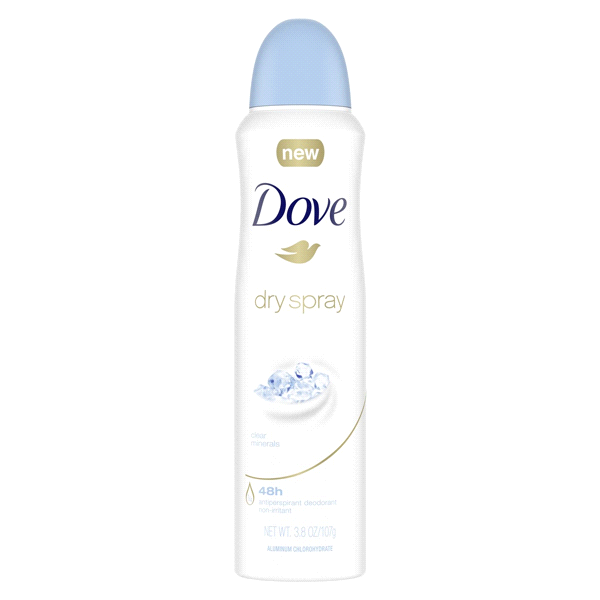 slide 20 of 21, Dove Advanced Care Antiperspirant Deodorant Spray Clear Minerals, 3.8 oz, 3.8 oz