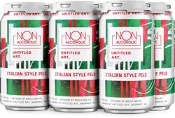 Untitled Art Non-Alcoholic Italian Style Pilsner 12 oz Cans