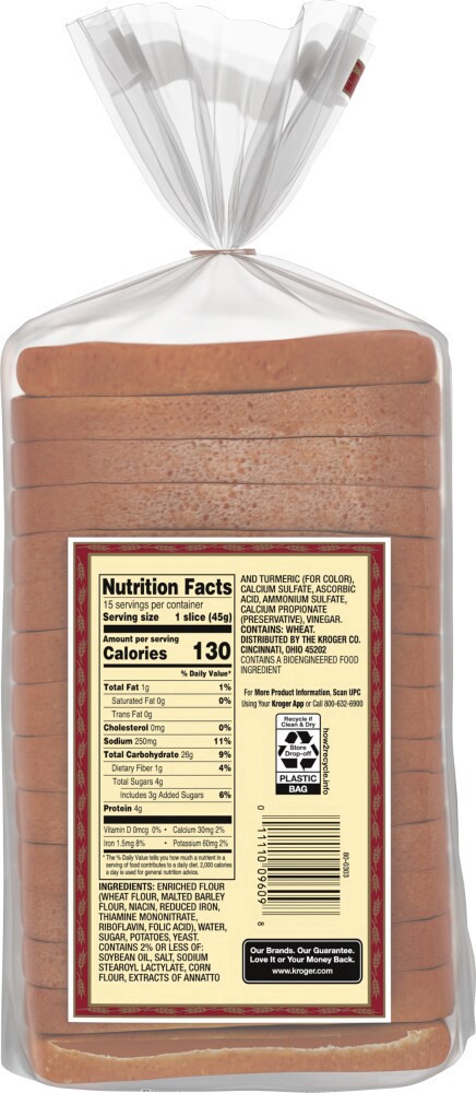 slide 4 of 5, Western Hearth Country Potato Bread, 24 oz