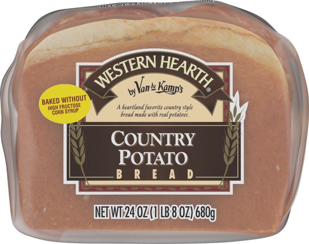 slide 5 of 5, Western Hearth Country Potato Bread, 24 oz