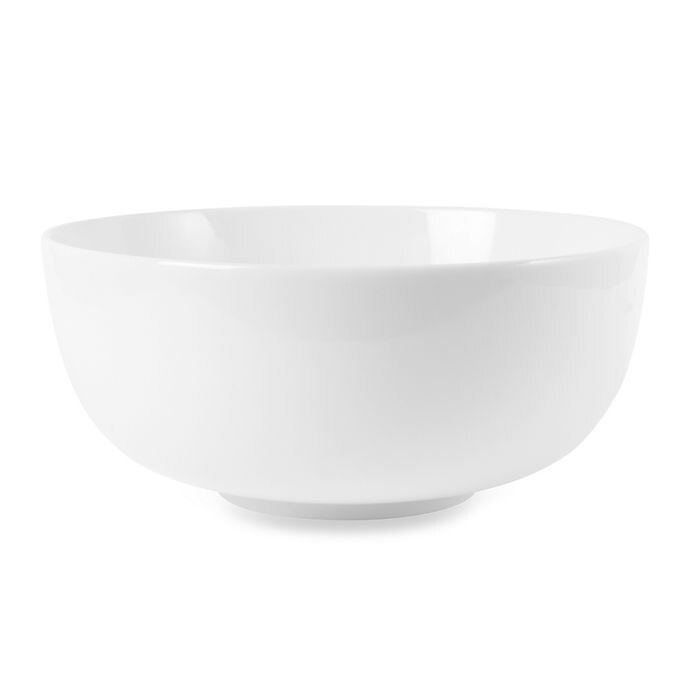 slide 1 of 1, Everyday White by Fitz and Floyd Deep Salad Serving Bowl, 5.5 qt