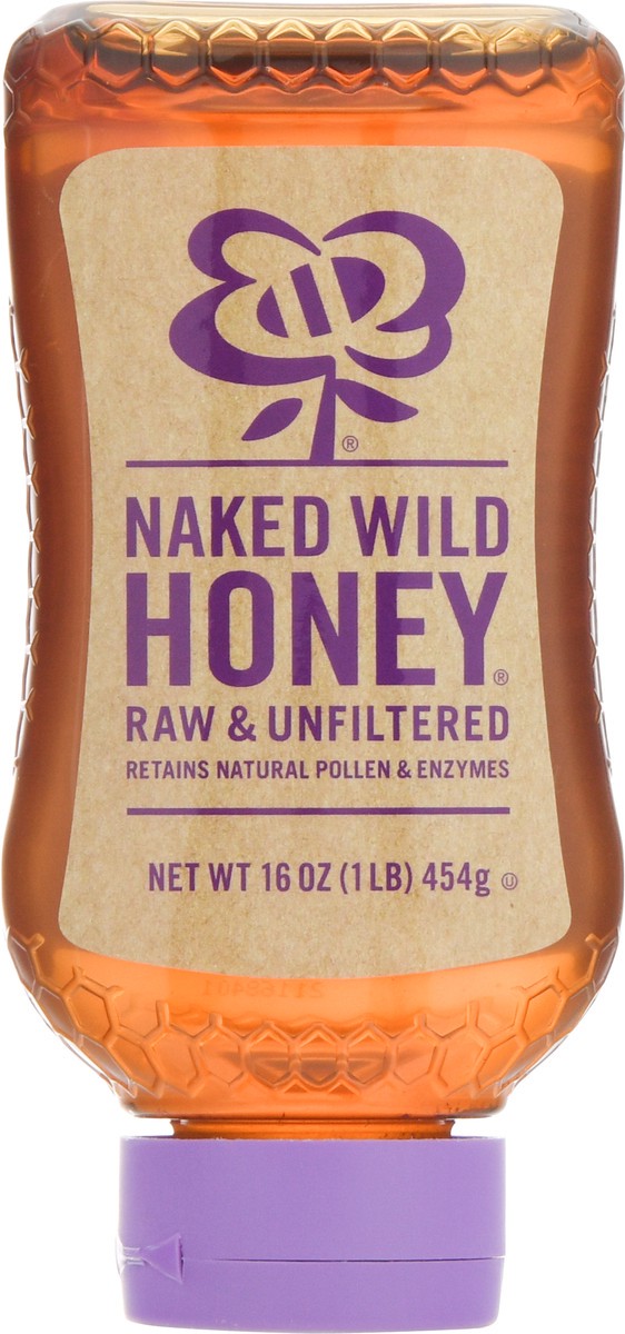 slide 4 of 14, Naked Wild Raw & Unfiltered Honey 16 oz, 1 ct