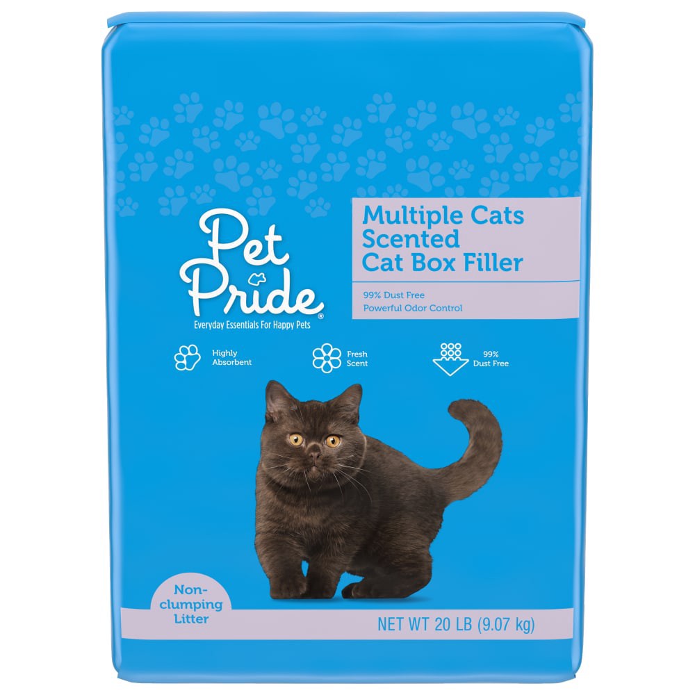 slide 1 of 6, Pet Pride Scented Multi-Cat Box Filler, 1 ct