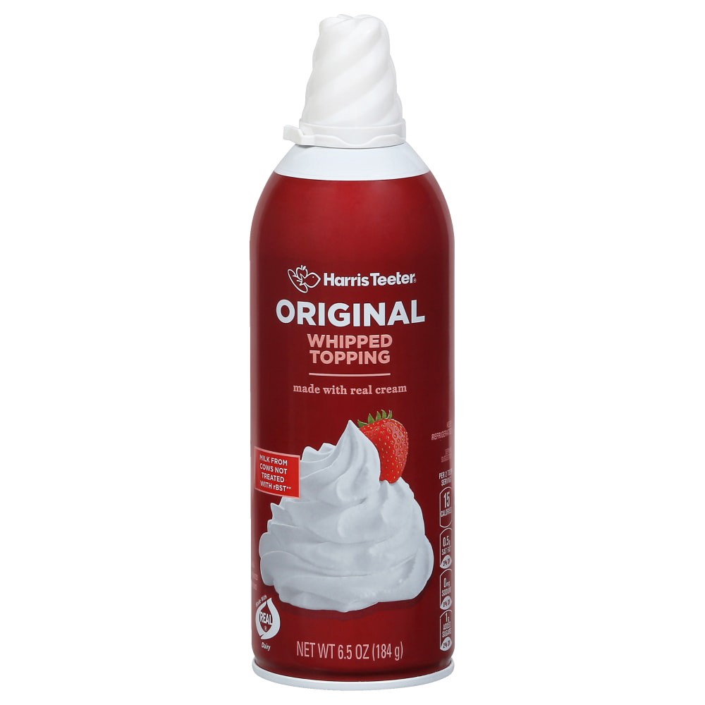 slide 1 of 2, Harris Teeter Original Whipped Topping, 6.5 oz