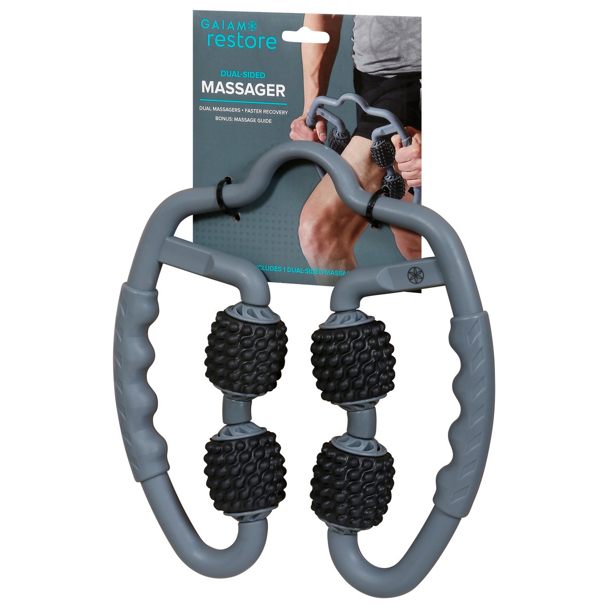 slide 9 of 12, Gaiam Restore Dual-Sided Massager 1 ea, 1 ct