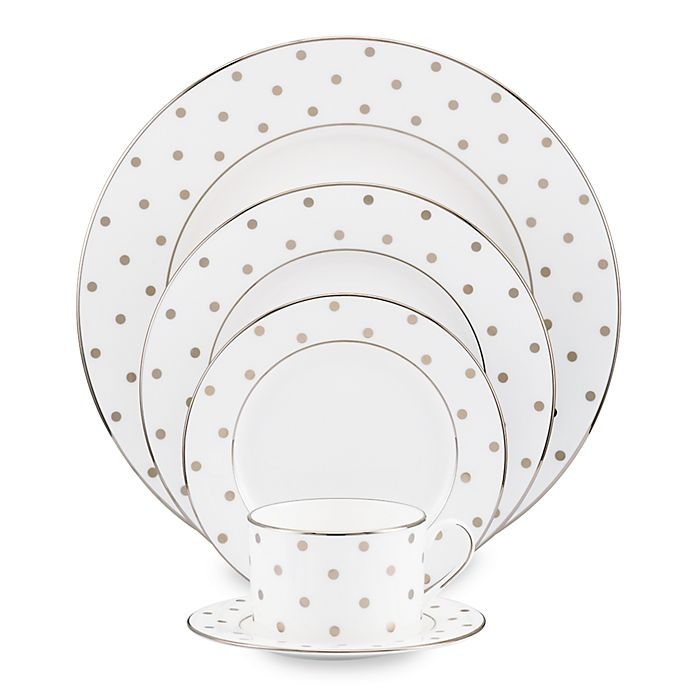 slide 1 of 1, Kate Spade New York Larabee Road Platinum Place Setting, 5 ct