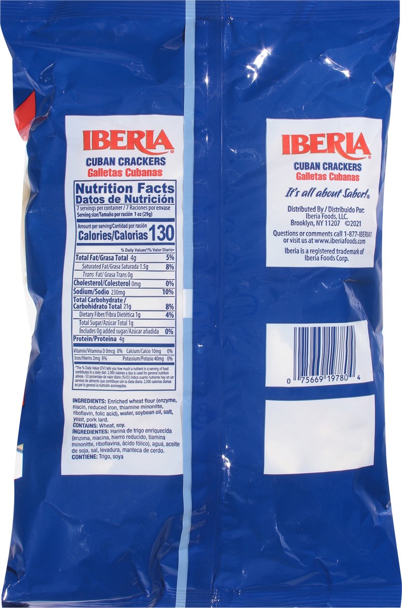 slide 3 of 15, Iberia Cuban Crackers 7 oz, 7 oz