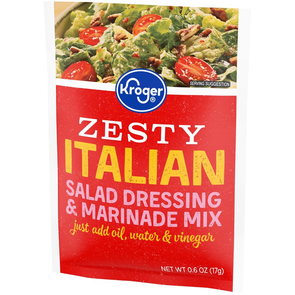 slide 2 of 4, Kroger Salad Magic Zesty Italian Salad Dressing Mix, 0.6 oz