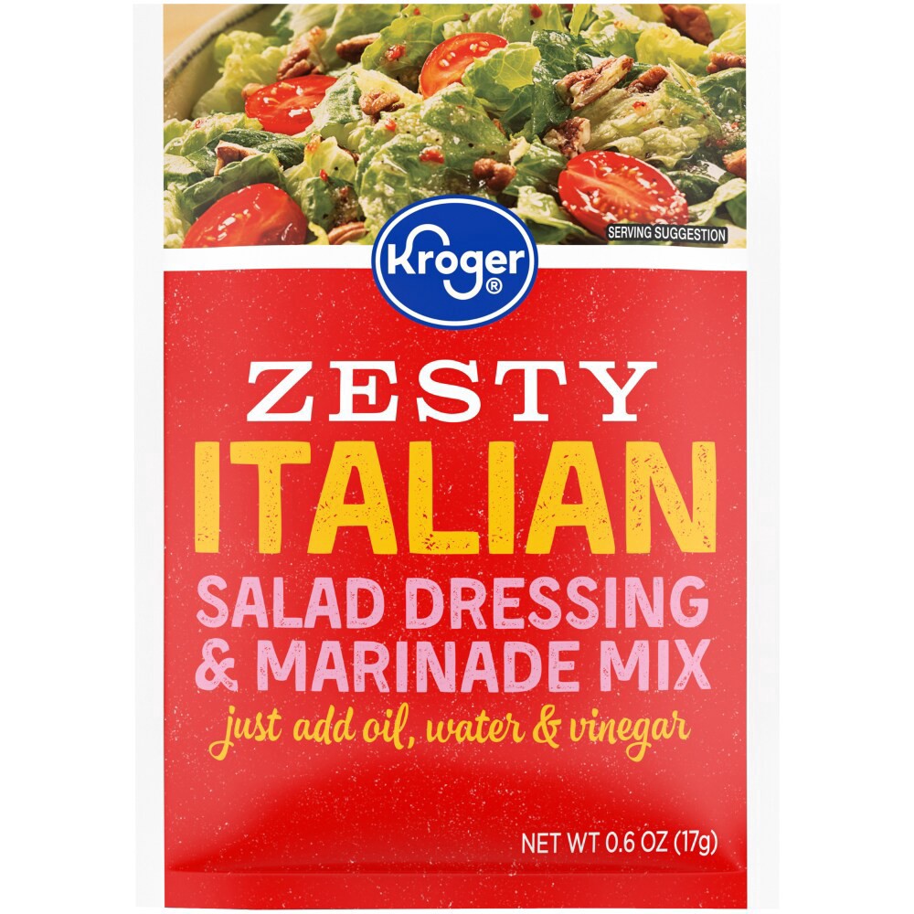 slide 3 of 4, Kroger Salad Magic Zesty Italian Salad Dressing Mix, 0.6 oz