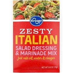 Kroger Salad Magic Zesty Italian Salad Dressing Mix